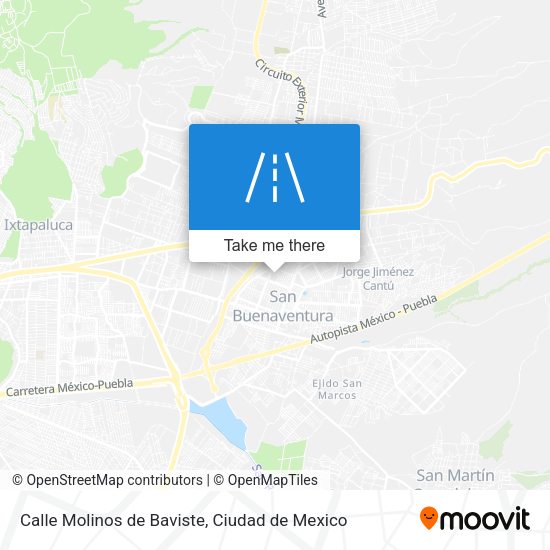 Calle Molinos de Baviste map
