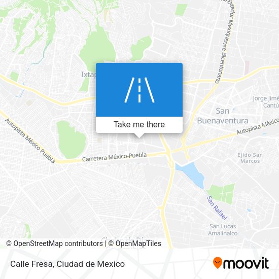 Mapa de Calle Fresa