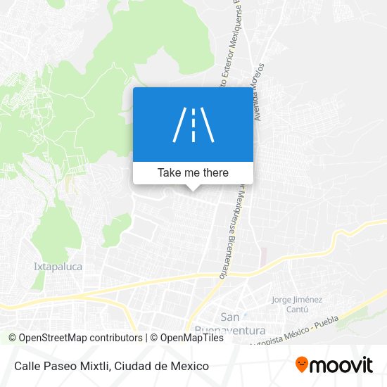 Calle Paseo Mixtli map