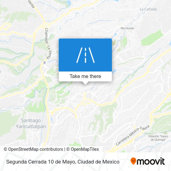 Segunda Cerrada 10 de Mayo map