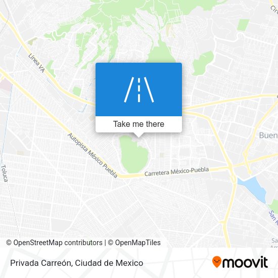 Privada Carreón map
