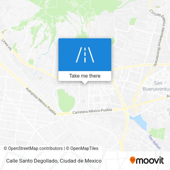 Calle Santo Degollado map