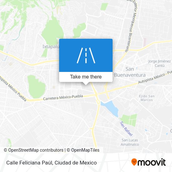 Mapa de Calle Feliciana Paúl