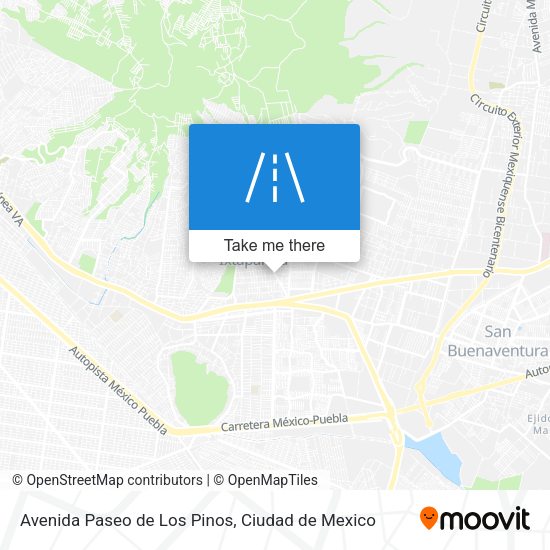 Mapa de Avenida Paseo de Los Pinos