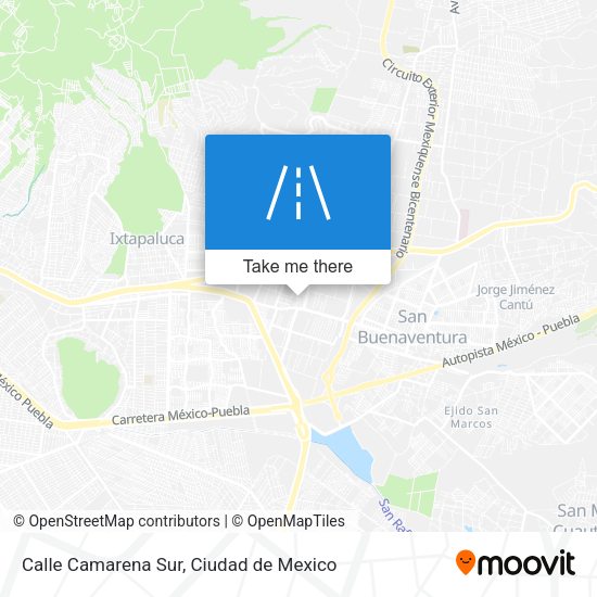 Calle Camarena Sur map
