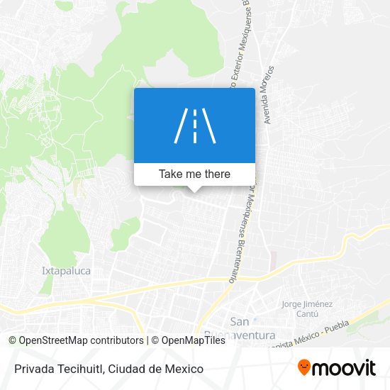 Privada Tecihuitl map