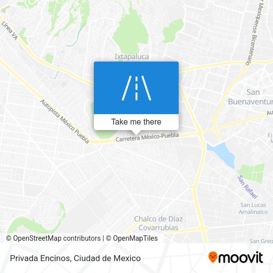 Mapa de Privada Encinos