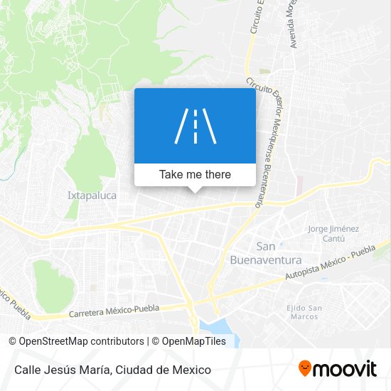 Calle Jesús María map