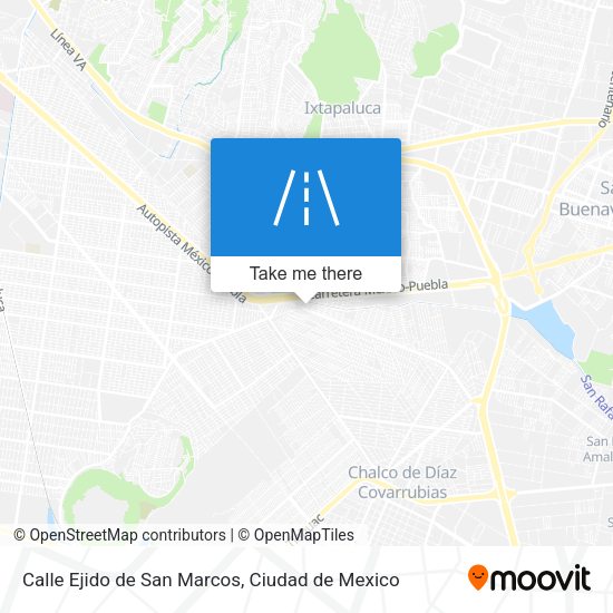 Mapa de Calle Ejido de San Marcos
