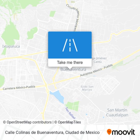 Mapa de Calle Colinas de Buenaventura