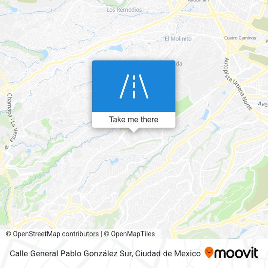 Calle General Pablo González Sur map