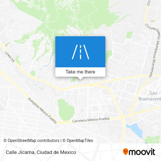 Calle Jícama map