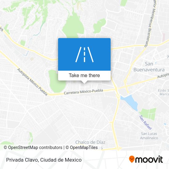 Mapa de Privada Clavo