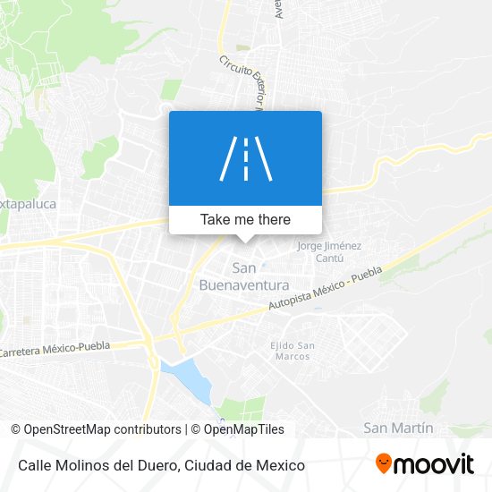 Calle Molinos del Duero map