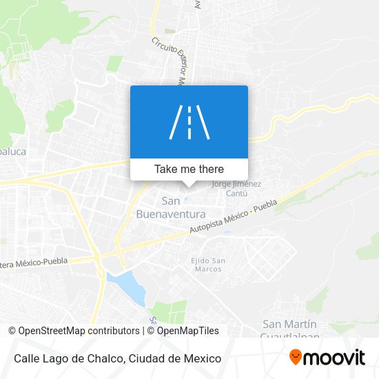 Calle Lago de Chalco map