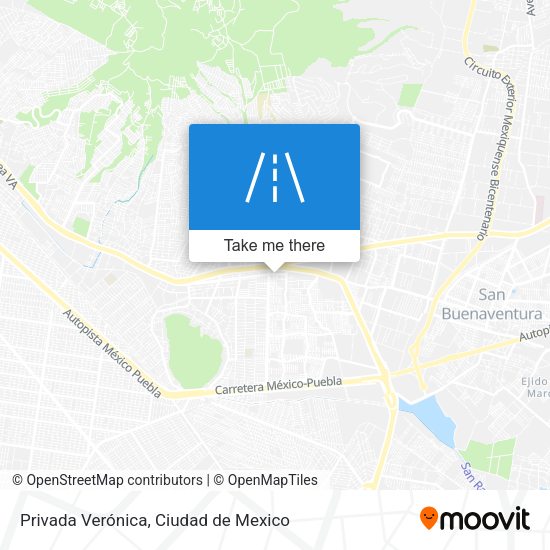 Privada Verónica map