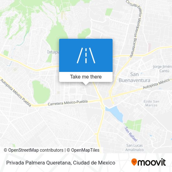 Mapa de Privada Palmera Queretana
