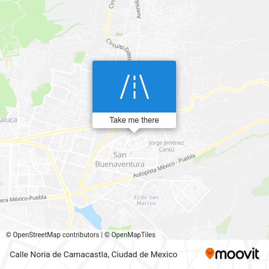 Mapa de Calle Noria de Camacastla