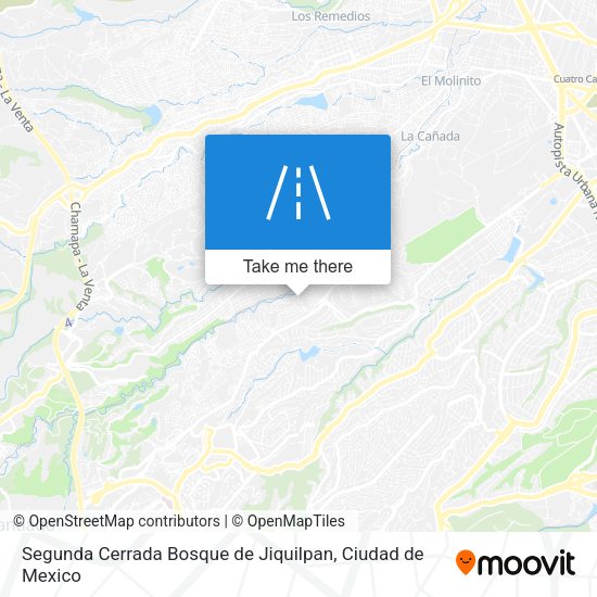 Segunda Cerrada Bosque de Jiquilpan map