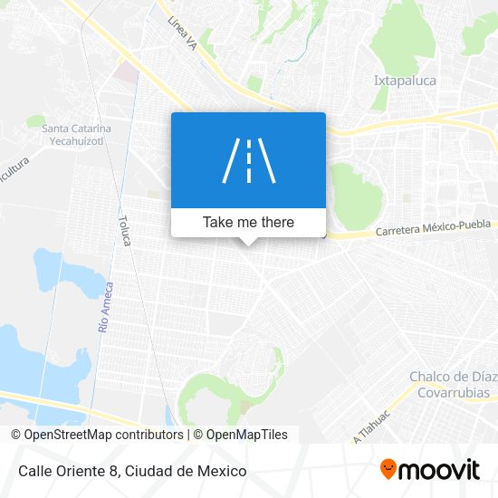 Calle Oriente 8 map