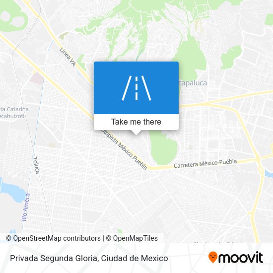 Mapa de Privada Segunda Gloria
