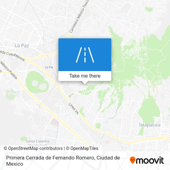 Primera Cerrada de Fernando Romero map