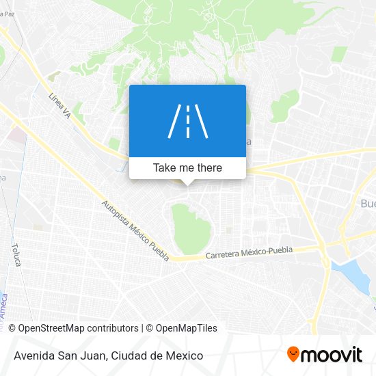Avenida San Juan map