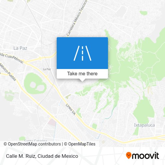 Mapa de Calle M. Ruiz