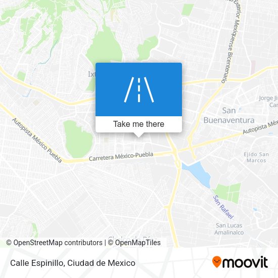 Calle Espinillo map