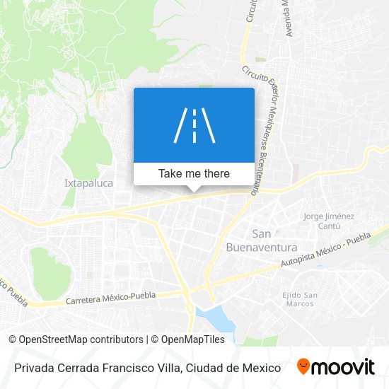 Privada Cerrada Francisco Villa map