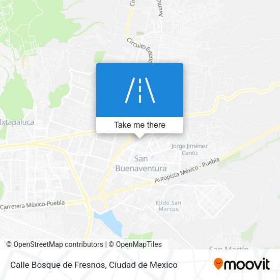 Calle Bosque de Fresnos map