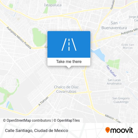 Mapa de Calle Santiago