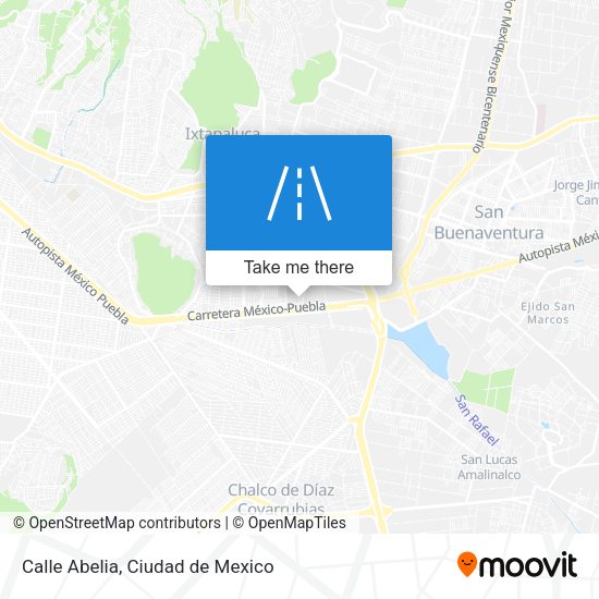 Calle Abelia map
