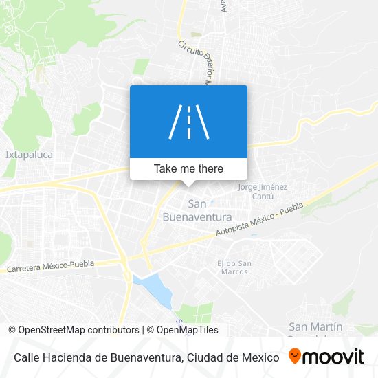 Calle Hacienda de Buenaventura map