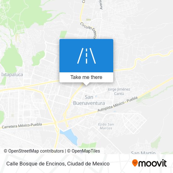Calle Bosque de Encinos map