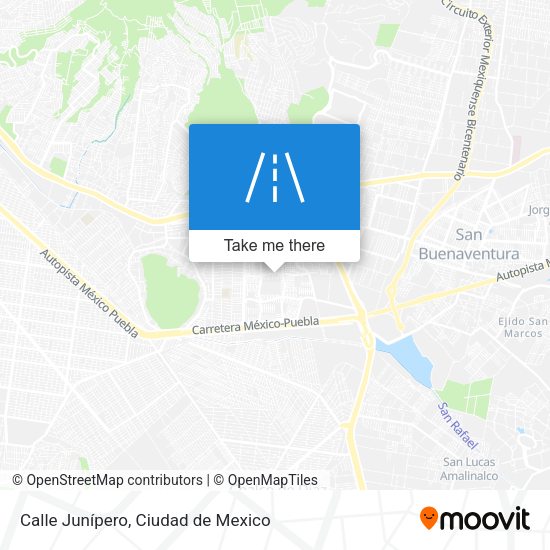 Calle Junípero map