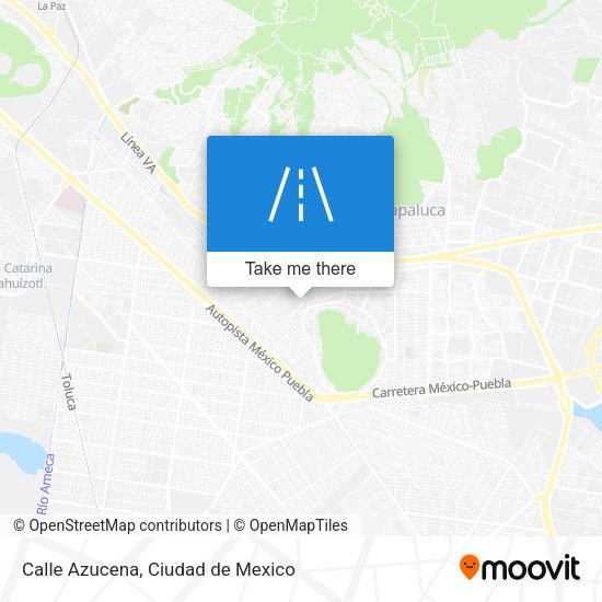 Mapa de Calle Azucena