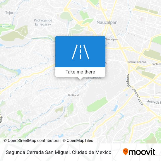 Mapa de Segunda Cerrada San Miguel