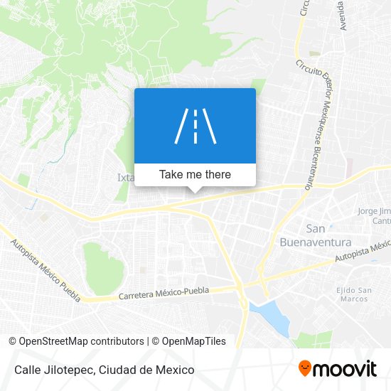 Calle Jilotepec map