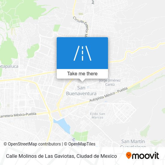 Mapa de Calle Molinos de Las Gaviotas