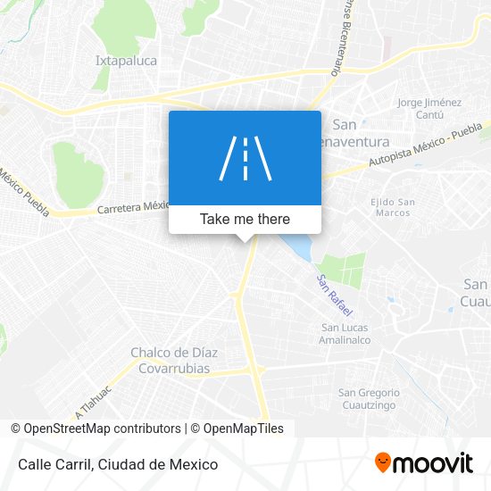 Mapa de Calle Carril