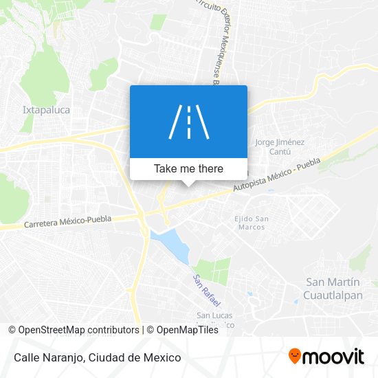 Mapa de Calle Naranjo