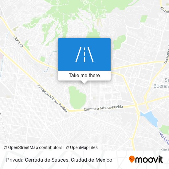 Privada Cerrada de Sauces map