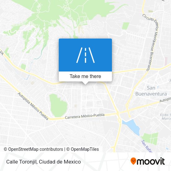 Mapa de Calle Toronjil