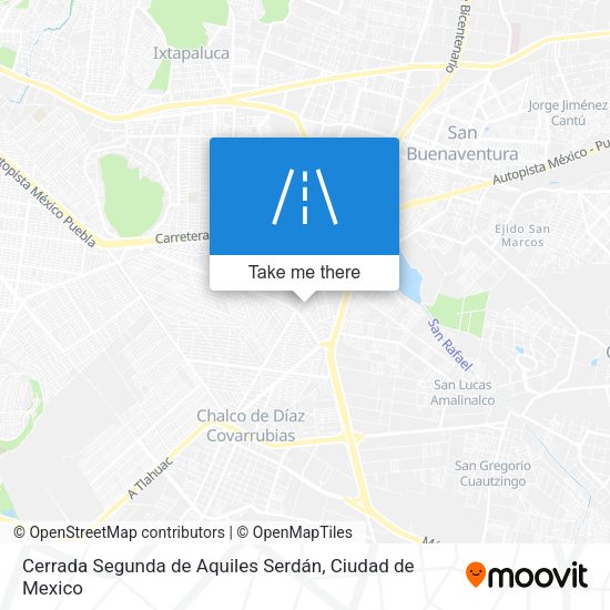 Cerrada Segunda de Aquiles Serdán map