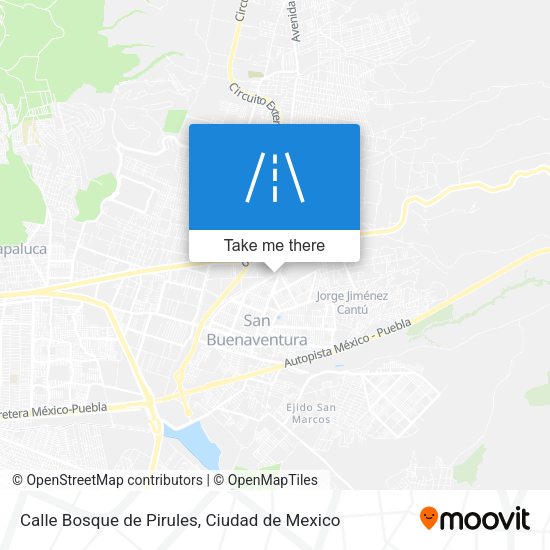 Calle Bosque de Pirules map
