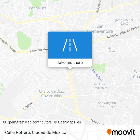 Mapa de Calle Potrero