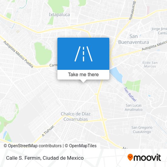Calle S. Fermin map