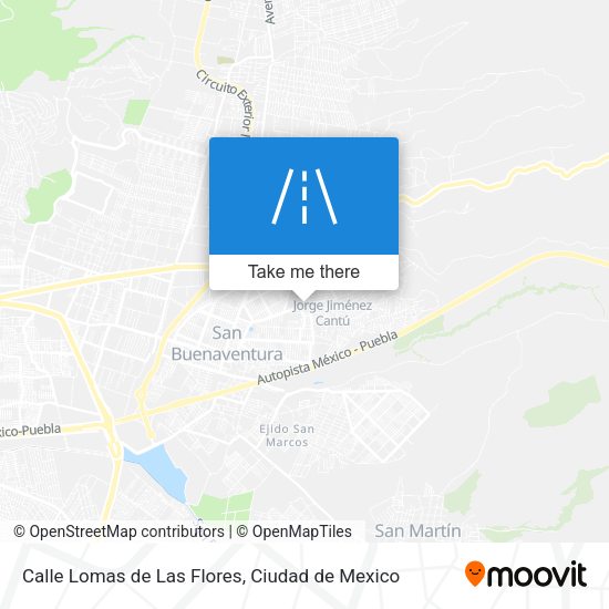 Calle Lomas de Las Flores map