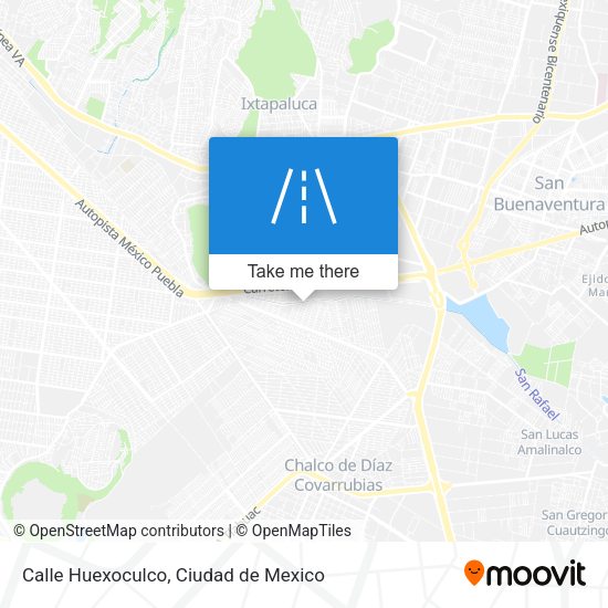 Mapa de Calle Huexoculco